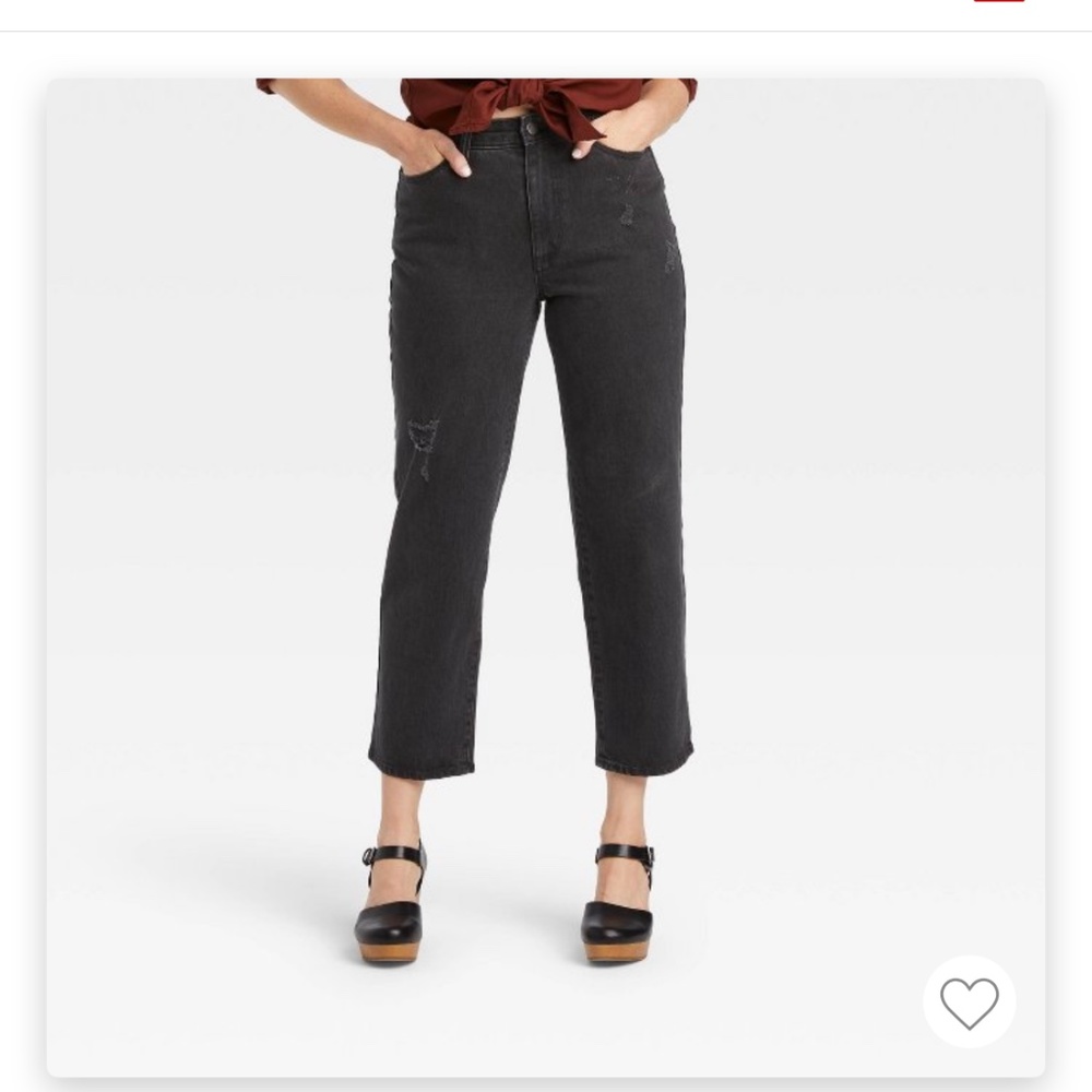 Curvy fit high rise vintage straight jeans
